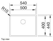 Мойка BLANCO CLARON 500-U нержавеющая сталь Durinox фото 3 в Тюмени
