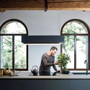 Вытяжка Falmec CIRCLE.TECH Levante 120 graphite glass фото 2 в Тюмени