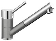 Смеситель Бланко Antas-S chrome/Silgranit алюметаллик фото в Тюмени Смеситель Blanco Antas-S chrome/Silgranit алюметаллик фото в Тюмени