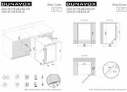 Винный шкаф Dunavox DAU-46.138B фото 4 в Тюмени