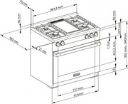 Комбинированная плита Miele HR 1936 G (серия Range Cooker) фото 3 в Тюмени