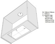 Встраиваемая вытяжка Pando EVO/780.11 INOX V.850 SEC фото 4 в Тюмени