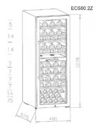 Винный шкаф La Sommeliere ECS80.2Z фото 2 в Тюмени