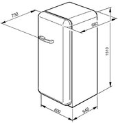 Морозильная камера Smeg CVB20RP1 фото 4 в Тюмени