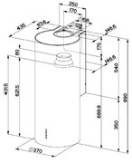Вытяжка Faber Cylindra EG8 X A37 ELN фото 3 в Тюмени