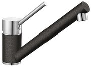 Смеситель Бланко Antas chrome/Silgranit антрацит фото в Тюмени Смеситель Blanco Antas chrome/Silgranit антрацит фото в Тюмени