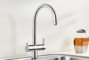 Смеситель Бланко TRIMA Хром + фильтр для воды BWT-БАРЬЕР EXPERT STANDARD хром фото 2 в Тюмени Смеситель Blanco TRIMA Хром + фильтр для воды BWT-БАРЬЕР EXPERT STANDARD хром фото 2 в Тюмени