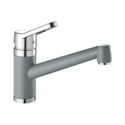 Смеситель Blanco ACTIS Сочетание материалов хром/керамика серый алюминий фото в Тюмени