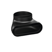 Угловой соединительный элемент (переходник) для плоского и круглого каналов BORA EFR90/1 фото в Тюмени