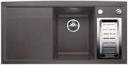 Мойка Blanco Axia II 6 S крыло слева темная скала фото в Тюмени