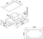 Встраиваемая вытяжка Smeg KSCB90XE фото 2 в Тюмени