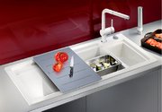 Мойка Blanco AXON II 6 S (чаша справа) керамика клапан-автомат InFino® жасмин фото 4 в Тюмени