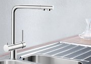 Смеситель Бланко Fontas хром фото 4 в Тюмени Смеситель Blanco Fontas хром фото 4 в Тюмени