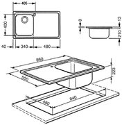 Мойка Smeg LM861D фото 2 в Тюмени
