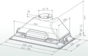 Встраиваемая вытяжка Faber INCA SMART C GR A70 фото 2 в Тюмени