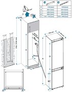 Встраиваемый холодильник Jacky`s JR BW1770 фото 3 в Тюмени