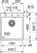 Мойка Franke MRG 610-39 FTL черный матовый фото 3 в Тюмени
