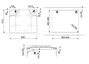 Варочная панель Smeg PV164S2 фото 3 в Тюмени