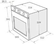 Духовой шкаф Maunfeld EOEH.5811B фото 2 в Тюмени