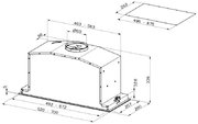 Встраиваемая вытяжка Faber BI-AIR KL A70 фото 3 в Тюмени