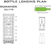 Винный шкаф Dunavox DAU-17.58DW фото 4 в Тюмени