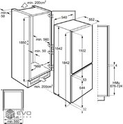 Холодильник Electrolux ENN3153AOW фото 2 в Тюмени