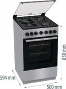 Комбинированная плита Gorenje GK5B44SF фото 4 в Тюмени