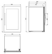 Встраиваемый винный шкаф Dometic E49FGB Elegance фото 2 в Тюмени