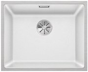 Мойка Blanco SUBLINE 500-IF отводная арматура InFino® белый фото в Тюмени