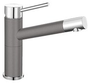 Смеситель Бланко Alta compact chrome/Silgranit темная скала фото в Тюмени Смеситель Blanco Alta compact chrome/Silgranit темная скала фото в Тюмени