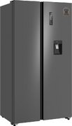 Отдельностоящий холодильник с инвертором и подачей воды Weissgauff WSBS 590 Inverter NoFrost Water Dispenser Grey фото 4 в Тюмени