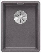 Мойка Blanco SUBLINE 320-F отводная арматура InFino® темная скала фото в Тюмени