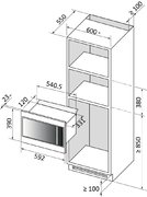 Встраиваемая микроволновая печь Brandt BMS7120X фото 3 в Тюмени