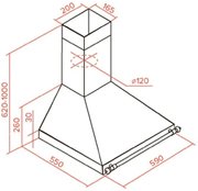 Вытяжка Teka DOS 60 BEIGE-BRASS фото 2 в Тюмени