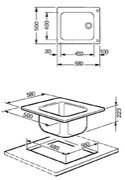 Мойка Смег VS45-P3 фото 2 в Тюмени Мойка Smeg VS45-P3 фото 2 в Тюмени