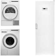 Asko Classic 14 (стиральная машина W2086C.W/3 + сушильная машина T208H.W + сушильный шкаф DC7774 V.W)