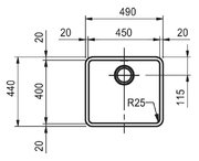 Мойка Franke KBX 110-45 фото 4 в Тюмени