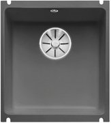 Мойка Blanco SUBLINE 375-U керамика отводная арматура InFino® базальт фото в Тюмени