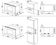Встраиваемая микроволновая печь Smeg MP122B3 фото 4 в Тюмени