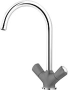 Смеситель Бланко Amona chrome/silgranit алюметаллик фото в Тюмени Смеситель Blanco Amona chrome/silgranit алюметаллик фото в Тюмени