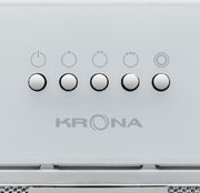 Встраиваемая вытяжка Krona LUISA 600 GLASS WHITE PB фото 4 в Тюмени